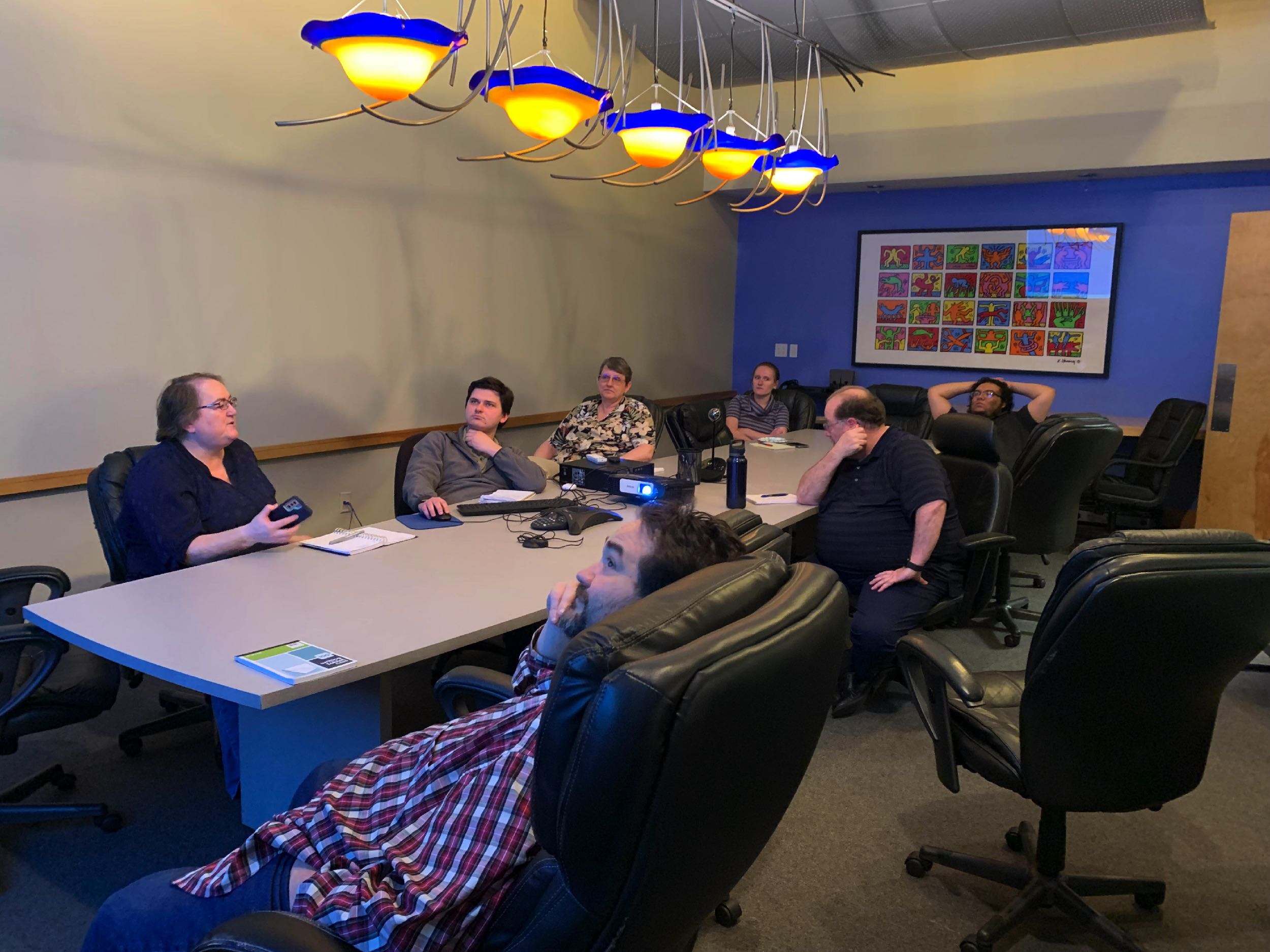 GPW staff in conference room